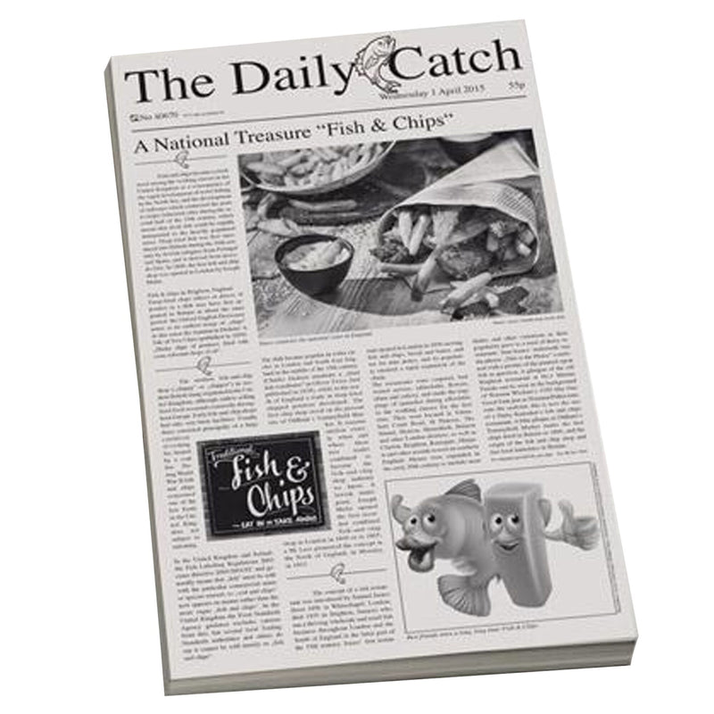 (500 sztuk) Papier woskowy - SNACKHOLDER - 420x250mm - z motywem gazety