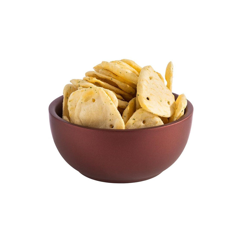 (6 sztuk) Miska - LEVANTE - stal nierdzewna - 0,14 litra - Ø 95 mm - czerwona