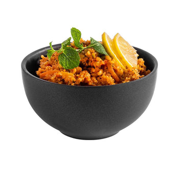 (6 sztuk) Miska - LEVANTE - stal nierdzewna - 0,32 litra - Ø 120 mm - czarna - Prime Gastro