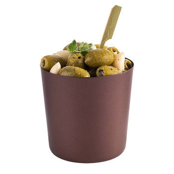 (6 sztuk) Miska - LEVANTE - stal nierdzewna - 0,4 litra - Ø 85 mm - czerwona - Prime Gastro