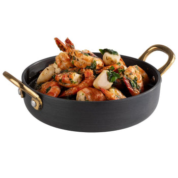 (6 sztuk) Półmisek do serwowania - CASTORO - Aluminium - 0,5 litra - Ø 150 mm - Szary - Prime Gastro