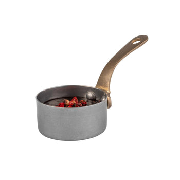 (6 sztuk) Rondel z uchwytem / garnek do serwowania - VINTARA - stal nierdzewna - 50 ml - Ø 55 mm - Prime Gastro