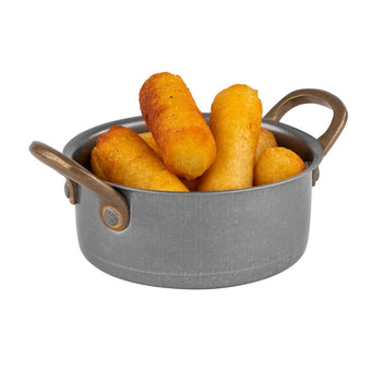 (6 sztuk) Garnek do serwowania - VINTARA - stal nierdzewna - 0,35 litra - Ø 115 mm - Prime Gastro