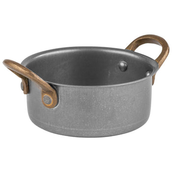 (6 sztuk) Garnek do serwowania - VINTARA - stal nierdzewna - 0,35 litra - Ø 115 mm - Prime Gastro