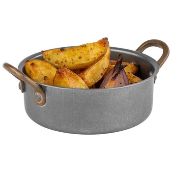 (6 sztuk) Garnek do serwowania - VINTARA - stal nierdzewna - 0,55 litra - Ø 140 mm - Prime Gastro