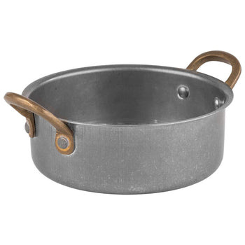 (6 sztuk) Garnek do serwowania - VINTARA - stal nierdzewna - 0,55 litra - Ø 140 mm - Prime Gastro