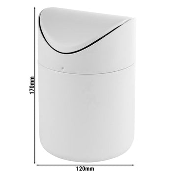 (6 sztuk) Pojemnik na resztki ze stołu - stal nierdzewna - 1,2 litra - Prime Gastro