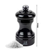 (6 sztuk) PEUGEOT | BISTRORAMA – młyn do soli – drewno – czarny – wysokość: 100 mm