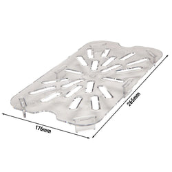 (6 sztuk) CAMBRO | Camview® - sitko do GN z kopolimeru 1/4 - przezroczyste - bez BPA