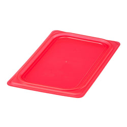 (6 sztuk) CAMBRO | SafeTrak – pokrywki z polipropylenu GN 1/4 – czerwone