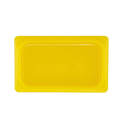 (6 sztuk) CAMBRO | SafeTrak – pokrywki z polipropylenu GN 1/4 – żółte