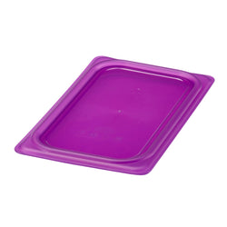 (6 sztuk) CAMBRO | SafeTrak – pokrywki z polipropylenu GN 1/4 – fioletowe