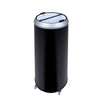 GASTRO-COOL | Chłodziarka imprezowa / pojemnik chłodniczy - 71 litrów - szklana pokrywa & kółka - czarna