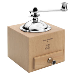 (6 Stück) PEUGEOT | LE MOULIN D'OLIVIER ROELLINGER - Pfeffer - /Gewürzmühle mit Kurbel - Natur - Höhe: 130mm