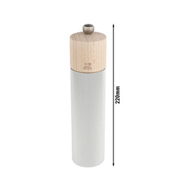 (6 Stück) PEUGEOT | LINE - Salzmühle - Holz/Aluminium - Natur - Höhe: 220mm