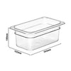 (6 szt.) CAMBRO | Pojemnik GN 1/4 CAMVIEW® – kopolimer – wysokość: 100 mm – bez BPA – przezroczysty, zdjęcie 2 z 5