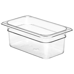 (6 sztuk) CAMBRO | Camview® – pojemniki z kopolimeru GN 1/4 – przezroczyste – wysokość: 100 mm – bez BPA