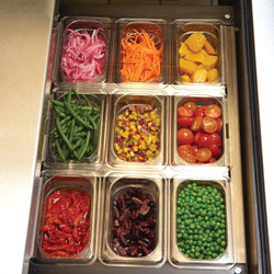 (6 sztuk) CAMBRO | Camview® – pojemniki z kopolimeru GN 1/4 – przezroczyste – wysokość: 100 mm – bez BPA