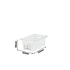 (6 sztuk) CAMBRO | SafeTrak – pojemniki z polipropylenu GN 1/4 – kolor mleczny – wysokość: 100 mm
