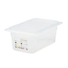 (6 sztuk) CAMBRO | SafeTrak – pojemniki z polipropylenu GN 1/4 – kolor mleczny – wysokość: 100 mm