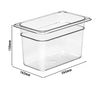 (6 szt.) CAMBRO | Pojemnik GN 1/4 CAMVIEW® – kopolimer – wysokość: 150 mm – bez BPA – przezroczysty, zdjęcie 2 z 3