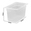 (6 pieces) CAMBRO | Gastronorm Container 1/4 - Polypropylene - Translucent - 150 mm, image 2 of 4
