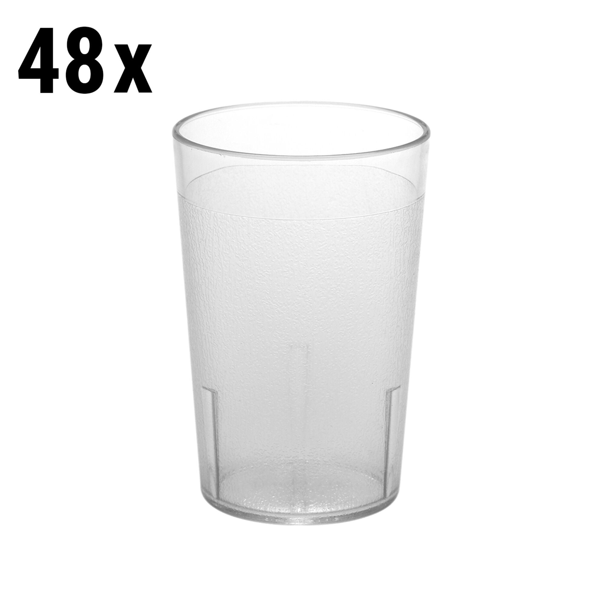 (48 pcs) CAMBRO | Camwear® Drinking Cup - 237 ml - Clear