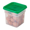 (6 szt.) CAMBRO | Pojemnik CAMSQUARES® – polipropylen – 3,8 L – przezroczysty