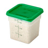 (6 szt.) CAMBRO | Pojemnik CAMSQUARES® – polipropylen – 3,8 L – przezroczysty