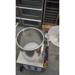 Nadziewarka do kiełbas – hydrauliczna – stal nierdzewna – 35 L – 1,5 kW – z 3 lejkami