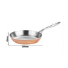 Patelnia do smażenia Tri-Ply – Ø 200 mm – wysokość: 40 mm – z trójwarstwową konstrukcją ze stali nierdzewnej, aluminium i miedzi, zdjęcie 2 z 4