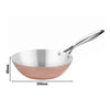 Patelnia wok - aluminium - Ø 260mm - wysokość: 80mm
