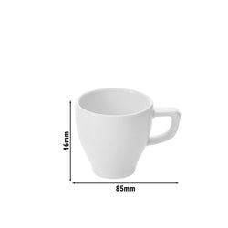 (6 sztuk) WMF | SYNERGY – Filiżanka do espresso – 0,09 litra