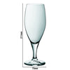 (6 szt.) WMF | Pokal do piwa 11 MANHATTAN – 380 ml – z cechą
