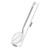 Łyżka cedzakowa – stal nierdzewna – Ø 120 mm – długość uchwytu: 340 mm