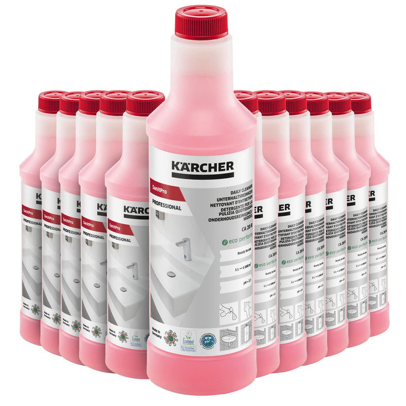(12 sztuk) Kärcher | SanitPro Środek do czyszczenia powierzchni CA 20 R eco!perform – 500 ml