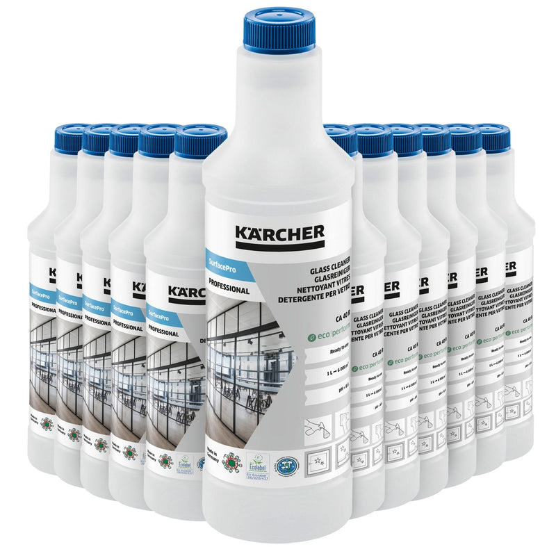 (12 sztuk) Kärcher | Środek do czyszczenia szyb SurfacePro CA 40 R eco!perform – 500 ml