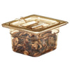 (6 szt.) CAMBRO | Pokrywa GN 1/6 H-PAN™ – płaska – odporna na wysoką temperaturę – z uchwytem – bursztynowa, zdjęcie 4 z 4