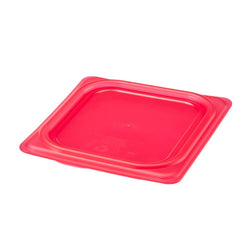 (6 sztuk) CAMBRO | SafeTrak – pokrywki z polipropylenu GN 1/6 – czerwone
