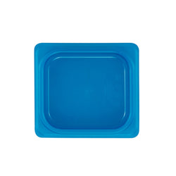 (6 sztuk) CAMBRO | SafeTrak – pokrywki z polipropylenu GN 1/6 – niebieskie