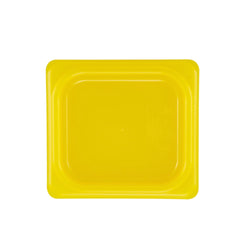 (6 sztuk) CAMBRO | SafeTrak – pokrywki z polipropylenu GN 1/6 – żółte