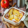 (6 sztuk) PEUGEOT | APPOLIA - Naczynie ceramiczne do zapiekania - kwadratowe - ecru - 180mm