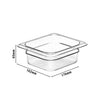 (6 pcs) CAMBRO | Container GN 1/6 CAMVIEW® – copolymer – height: 65 mm – without BPA – transparent, image 2 of 3