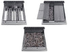 Gazowy grill lawowy - 6,9kW - 400mm - Wolnostojący - 714mm głębokości - Ruszt na stałej wysokości - Ruszt żeliwny - na podstawie otwartej