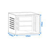 Commercial Kitchen Air Purification Unit with Pre-Filter & Activated Carbon Filter – Motorless - 2500m³/h - 70% Separation Efficiency - with Pre‑Filter & Activated Carbon Filter