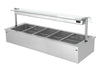 Bemar do zabudowy – 1800 mm – 5x GN 1/1 – 3,65 kW – ze szklaną osłoną przeciwkaszlową