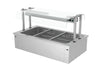 Built-in bain-marie - 1 m - 3x GN 1/1 - including cooling tray
