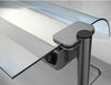Single-Sided Glass Sneeze Guard with Shelf for Built-In Counters - 1800mm - for BA186, WA186, KA186, PA186 & EA186