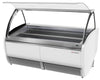 Ice Cream Display Freezer | LEO - 1728mm - Ventilated cooling - with LED lighting - for 20 x 5 litres Napoli pans - White