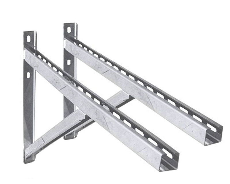 Stainless Steel Wall Bracket - with Crossbar - Length 750mm